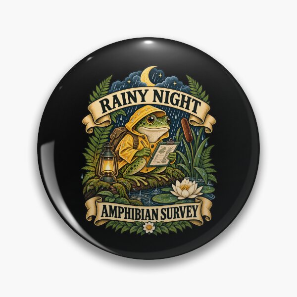 Item preview, Rainy Night Amphibian Survey designed and sold by Good Mood Foundry.