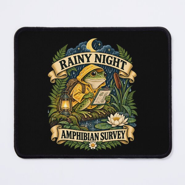 Item preview, Rainy Night Amphibian Survey designed and sold by Good Mood Foundry.