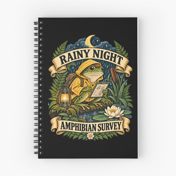 Item preview, Rainy Night Amphibian Survey designed and sold by Good Mood Foundry.