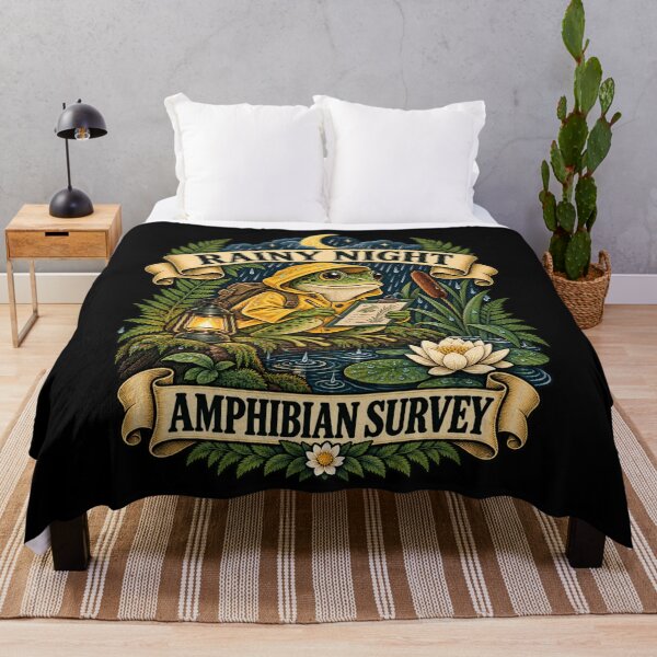 Item preview, Rainy Night Amphibian Survey designed and sold by Good Mood Foundry.