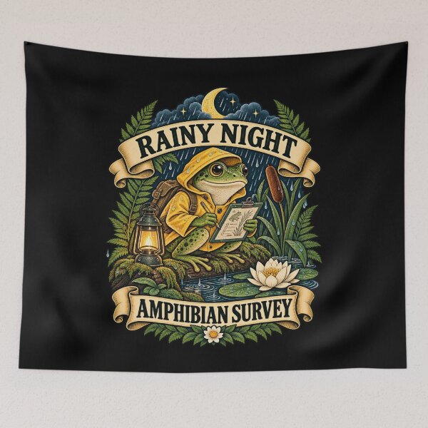 Item preview, Rainy Night Amphibian Survey designed and sold by Good Mood Foundry.