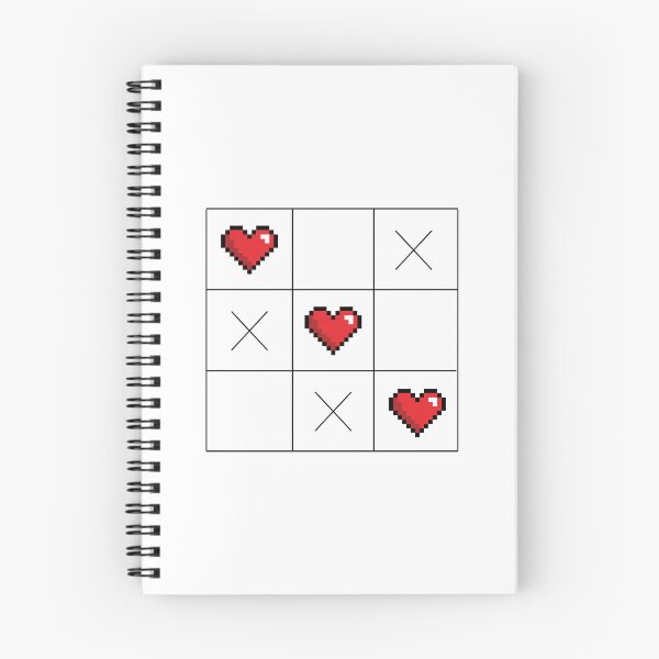 Item preview, Tic Tac Toe Hearts - Pixel Heart Winning Line Gamer Love designed and sold by qfa Originals.