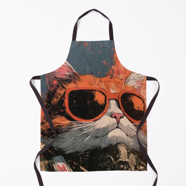 Item preview, Colorful abstract hipster cat with sunglasses designed and sold by dcrc.