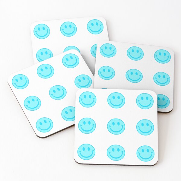Item preview, Pastel Blue Smiley Faces Sticker Pack/Sheet- Small Size designed and sold by SlimyFish.
