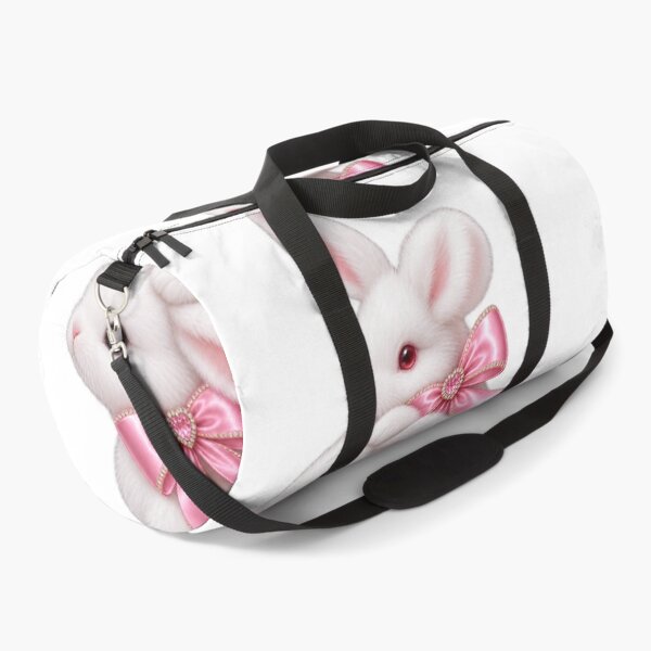 Item preview, Cute Coquette White Bunnies with Pink Ribbon Bows  designed and sold by LC&LCPlatform.