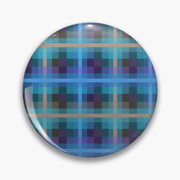 Item preview, Cuadros azules pixelados designed and sold by Sharon Schwalbe.