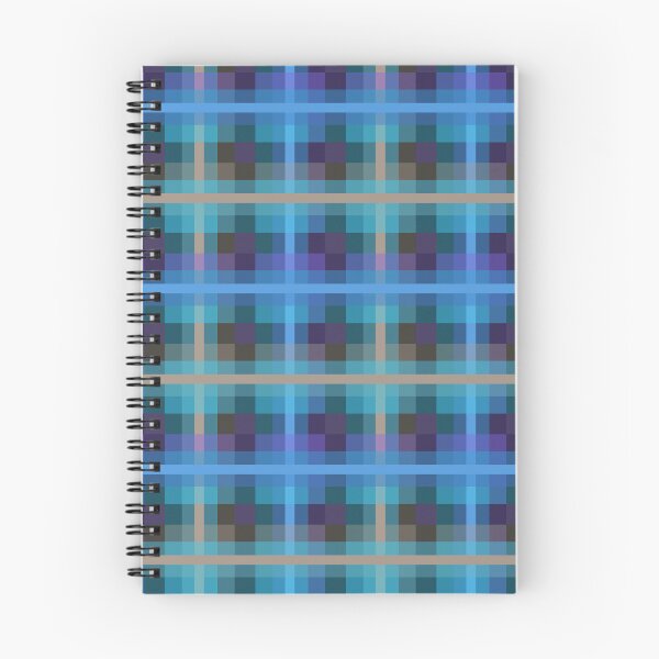 Item preview, Blue Pixelated Plaid  designed and sold by Sharon Schwalbe.