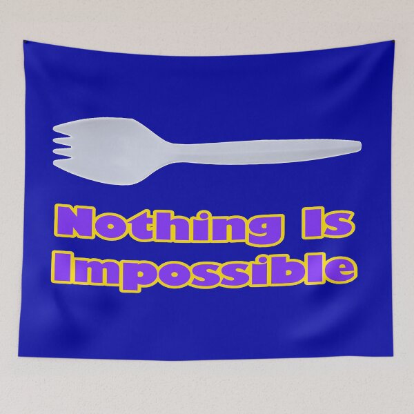 Item preview, Spork – Nothing Is Impossible designed and sold by Karate Octopus.