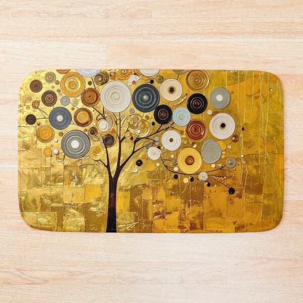 Item preview, Golden Tree of Life in Gustav Klimt Style designed and sold by Vicky Brago-Mitchell®.