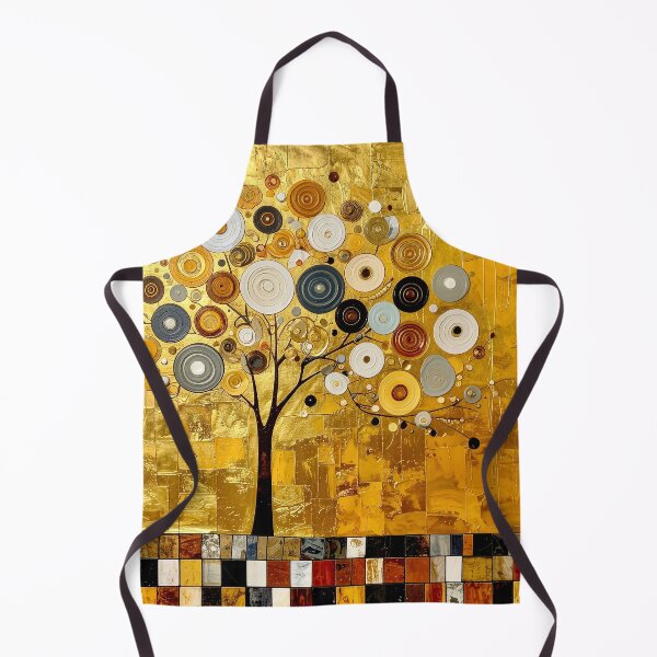 Item preview, Golden Tree of Life in Gustav Klimt Style designed and sold by Vicky Brago-Mitchell®.