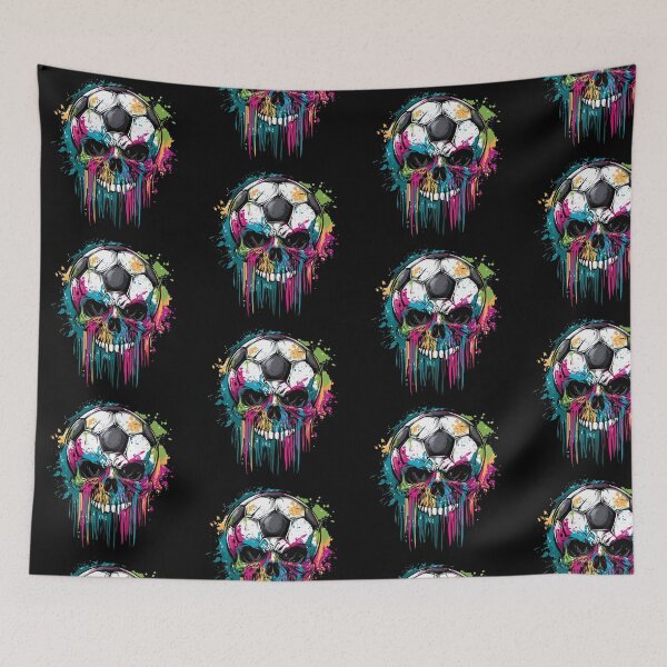 Item preview, Soccer Football Skull designed and sold by deformer.