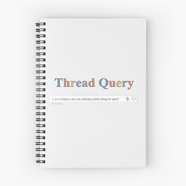 Item preview, Thread Query Colorful Strings - Funny Fiber Arts Search Bar designed and sold by JustAsmahDesign.