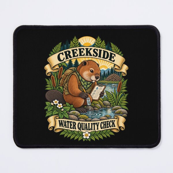 Item preview, Creekside Water Quality Check - Beaver designed and sold by Good Mood Foundry.