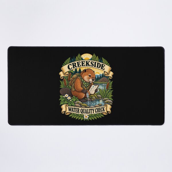 Item preview, Creekside Water Quality Check - Beaver designed and sold by Good Mood Foundry.