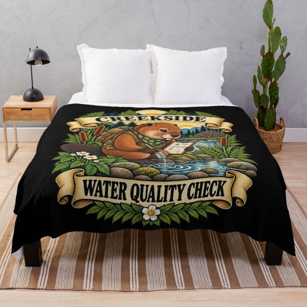 Item preview, Creekside Water Quality Check - Beaver designed and sold by Good Mood Foundry.