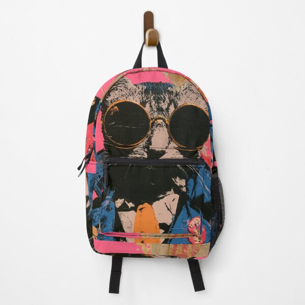 Item preview, Colorful abstract hipster cat with sunglasses designed and sold by dcrc.