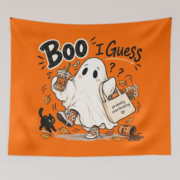 Item preview, Funny Halloween Ghost designed and sold by Echo Aesthetics.
