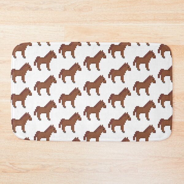 Item preview, Retro 8-Bit Pixel Art Brown Horse designed and sold by wagnerps.