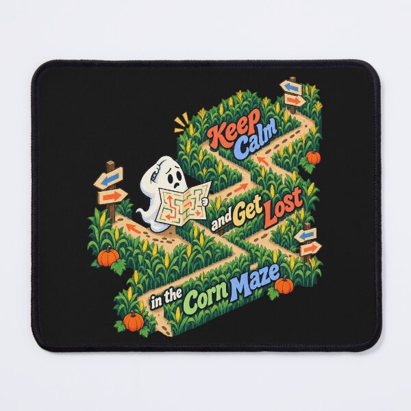 Item preview, Keep Calm and Get Lost in the Corn Maze corn Halloween designed and sold by JollyNib.