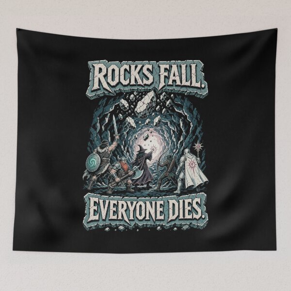 Item preview, Rocks Fall  Everyone Dies designed and sold by abby-thorns.