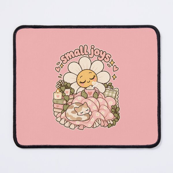 Item preview, Small Joys – Cozy Daisy & Sleeping Cat designed and sold by Daisylazyshopy.