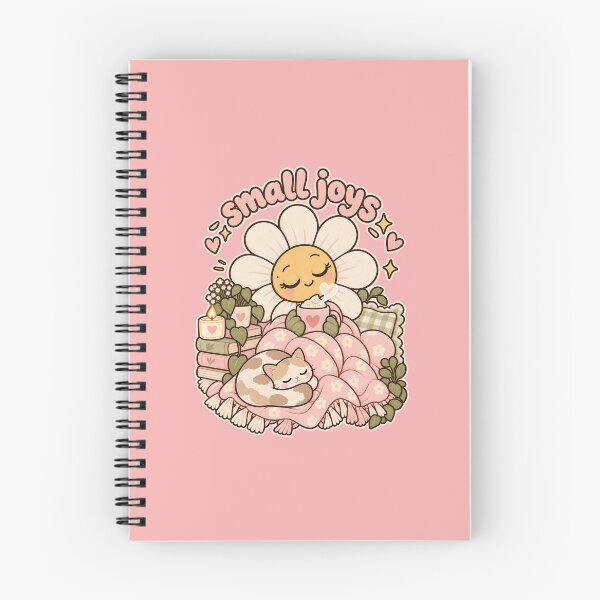 Item preview, Small Joys – Cozy Daisy & Sleeping Cat designed and sold by Daisylazyshopy.