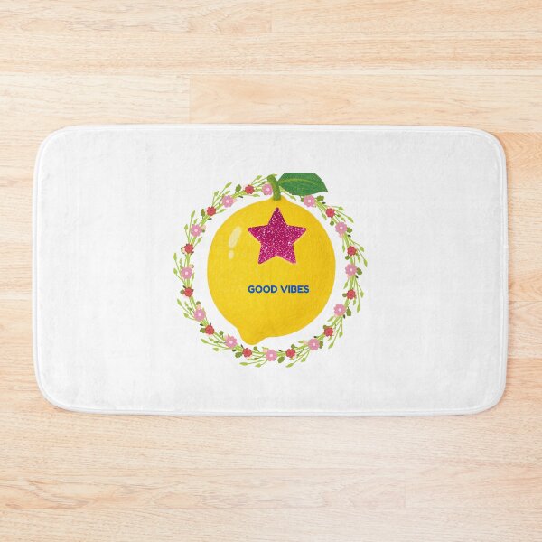 Item preview, Floral Lemon with Fuchsia Star. designed and sold by Kuevitaglowshop.