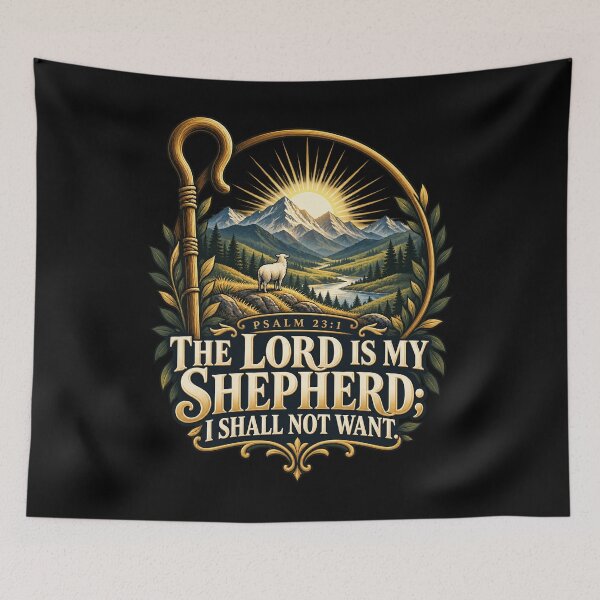 Item preview, Psalm 23:1 The Lord Is My Shepherd Christian Design designed and sold by ChristianLife.