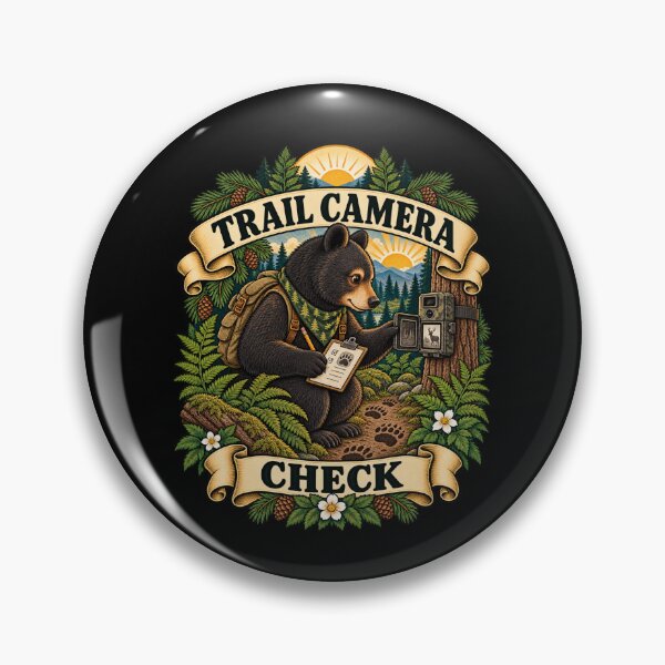 Item preview, Trail Camera Check - Black Bear designed and sold by Good Mood Foundry.