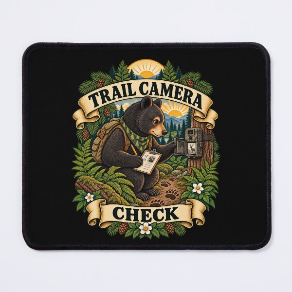 Item preview, Trail Camera Check - Black Bear designed and sold by Good Mood Foundry.