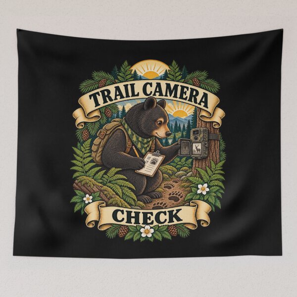 Item preview, Trail Camera Check - Black Bear designed and sold by Good Mood Foundry.