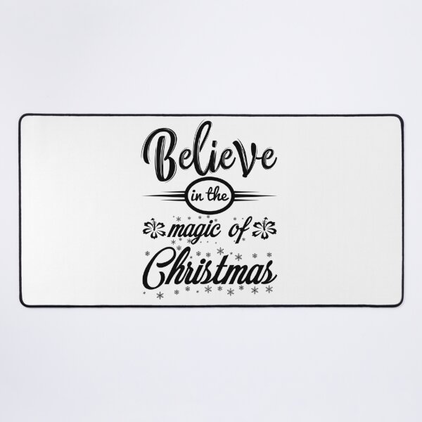 Item preview, Christmas Quote Believe in the Magic Holiday Vibes Design designed and sold by FuzionRaptor.