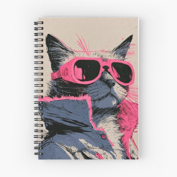 Item preview, Gato hipster abstracto y colorido con gafas de sol designed and sold by dcrc.