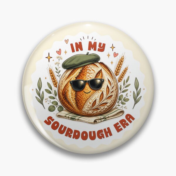 Item preview, In My Sourdough Era Funny Artisan Bread Sticker designed and sold by KaBaRen.
