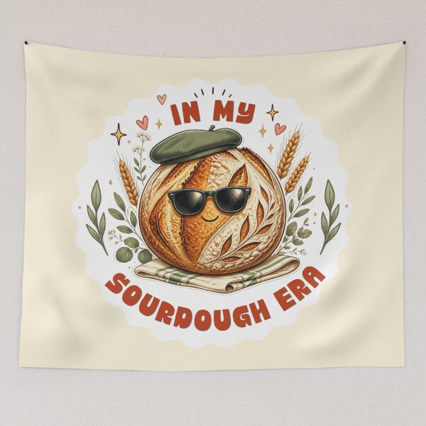 Item preview, In My Sourdough Era Funny Artisan Bread Sticker designed and sold by KaBaRen.