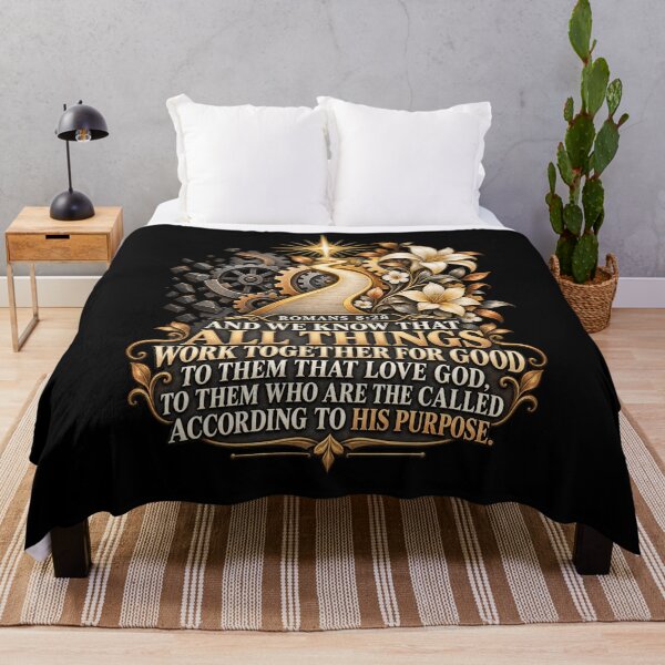 Item preview, Romans 8:28 All Things Work Together Christian designed and sold by ChristianLife.