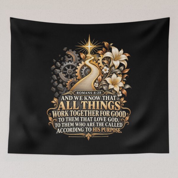 Item preview, Romans 8:28 All Things Work Together Christian designed and sold by ChristianLife.