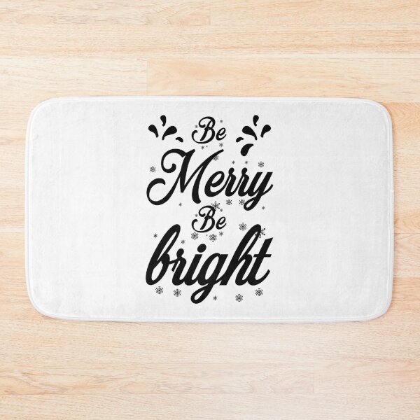 Item preview, Christmas Quote Be Merry Be Bright Festive Holiday Design designed and sold by FuzionRaptor.