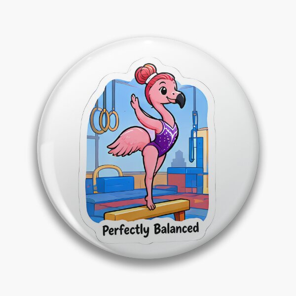 Item preview, Cute Flamingo Gymnast – Perfectly Balanced Gymnastics Gift designed and sold by Isliath.
