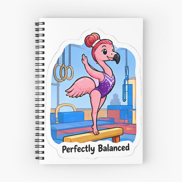 Item preview, Cute Flamingo Gymnast – Perfectly Balanced Gymnastics Gift designed and sold by Isliath.