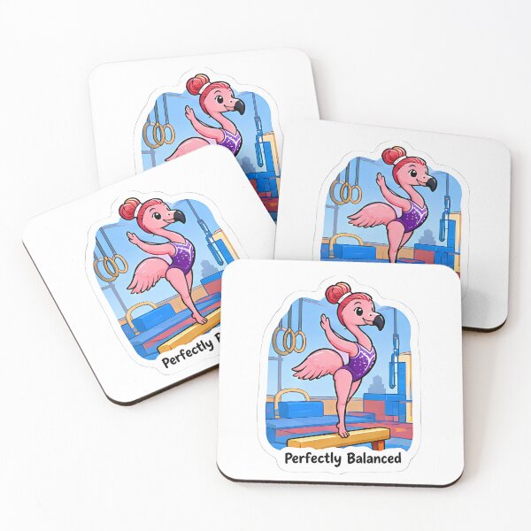 Item preview, Cute Flamingo Gymnast – Perfectly Balanced Gymnastics Gift designed and sold by Isliath.