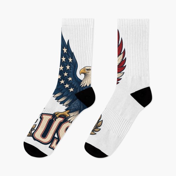 Item preview, USA Bald Eagle – American Flag Patriotic Design designed and sold by PG Shop Art.