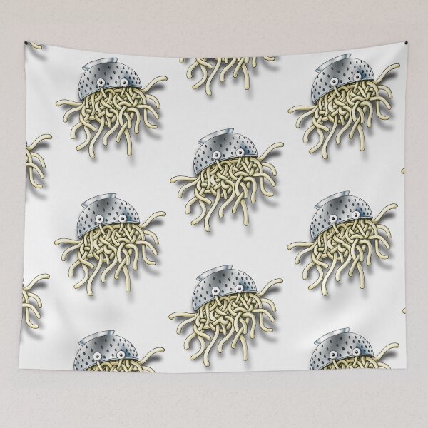 Item preview, Flying Spaghetti Monster with Colander designed and sold by DooodleGod.