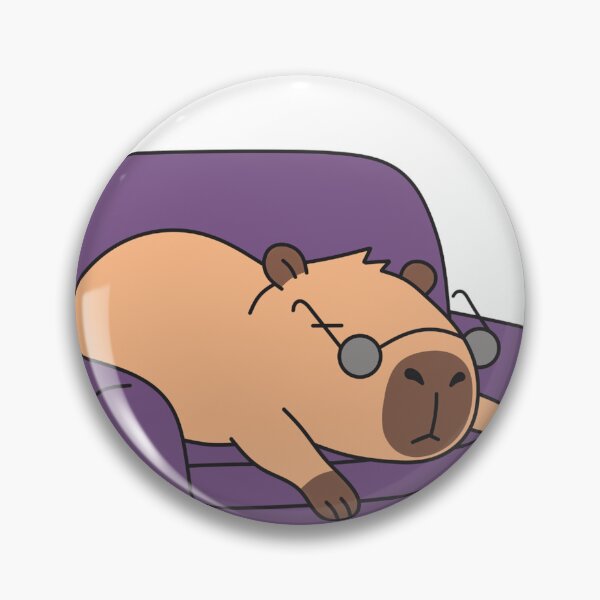 Item preview, Funny Capybara Couch Potato Friday Night Reality WFH Humor designed and sold by Chonkibao.