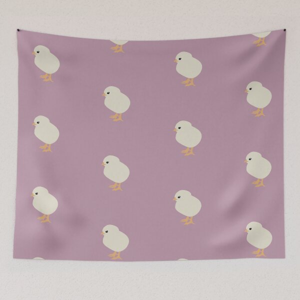 Item preview, Cute Minimalist Chick II on Dusty Mauve Background designed and sold by Nasdigitalart.