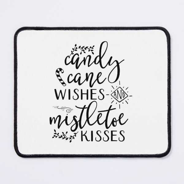 Item preview, Christmas Quote Candy Cane Mistletoe Holiday Vibes Design designed and sold by FuzionRaptor.