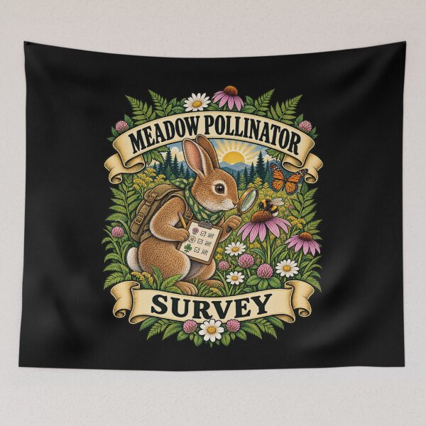 Item preview, Meadow Pollinator Survey - Rabbit designed and sold by Good Mood Foundry.