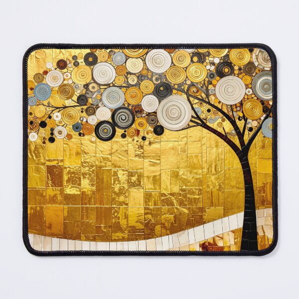 Item preview, Golden Tree of Life in Gustav Klimt Style designed and sold by Vicky Brago-Mitchell®.