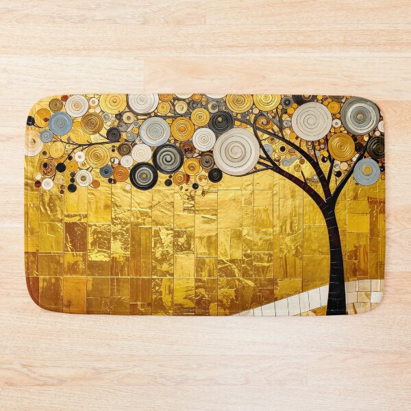Item preview, Golden Tree of Life in Gustav Klimt Style designed and sold by Vicky Brago-Mitchell®.