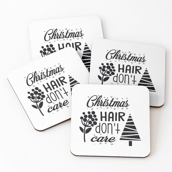 Item preview, Christmas Hair Don't Care Funny Holiday Quote Design designed and sold by FuzionRaptor.